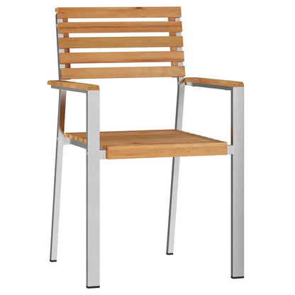 Have Stol Olie Naturlig 56 X 54,5 X 87 Cm Massiv - Billede 4