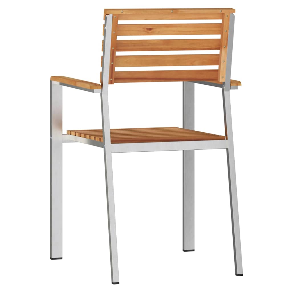 Have Stol Olie Naturlig 56 X 54,5 X 87 Cm Massiv - Billede 7