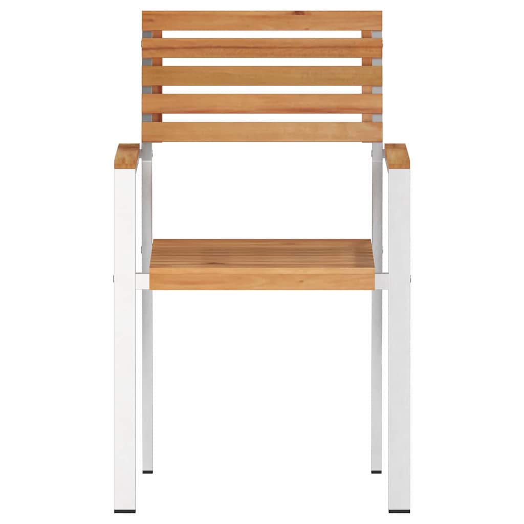 Have Stol Olie Naturlig 56 X 54,5 X 87 Cm Massiv - Billede 5