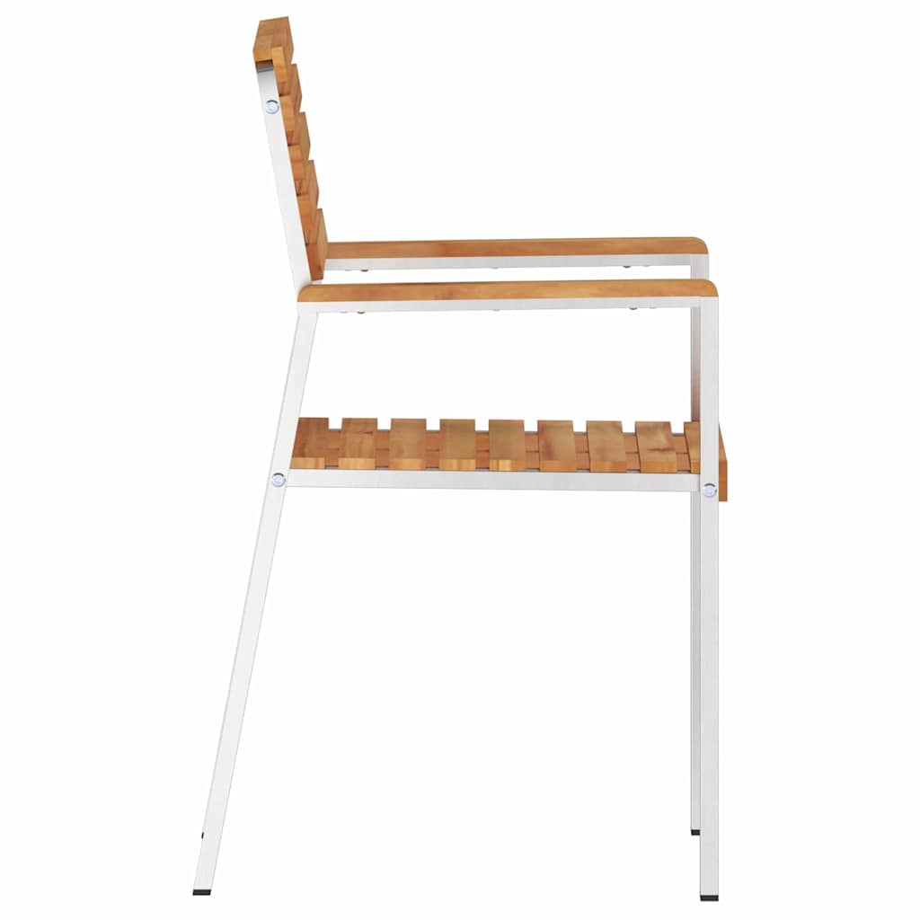 Have Stol Olie Naturlig 56 X 54,5 X 87 Cm Massiv - Billede 6
