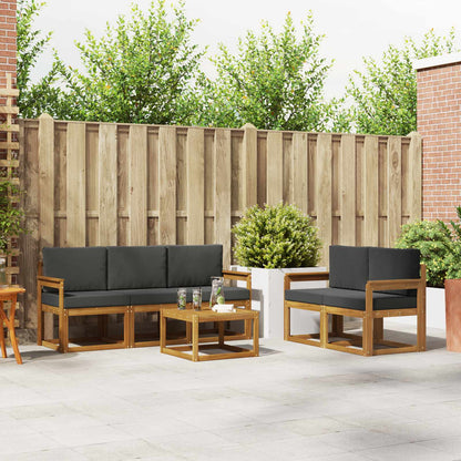 Udendørs Sofagruppe Med Pude 6 Dele - Variant 3366000