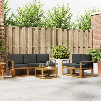Udendørs Sofagruppe Med Pude 6 Dele - Variant 3366020