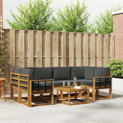 Udendørs Sofagruppe Med Pude 7 Dele - Variant 3366090