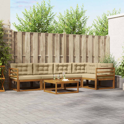 Udendørs Sofagruppe Med Pude 6 Dele - Variant 3367601