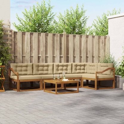 Udendørs Sofagruppe Med Pude 6 Dele - Variant 3367631