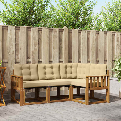 Udendørs Sofagruppe Med Pude 4 Dele - Variant 3368616