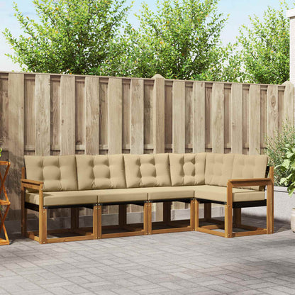 Udendørs Sofagruppe Med Pude 5 Dele - Variant 3368660