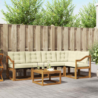 Udendørs Sofagruppe Med Pude 6 Dele - Variant 3368697