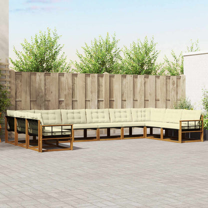 Udendørs Sofagruppe Med Pude 10 Dele