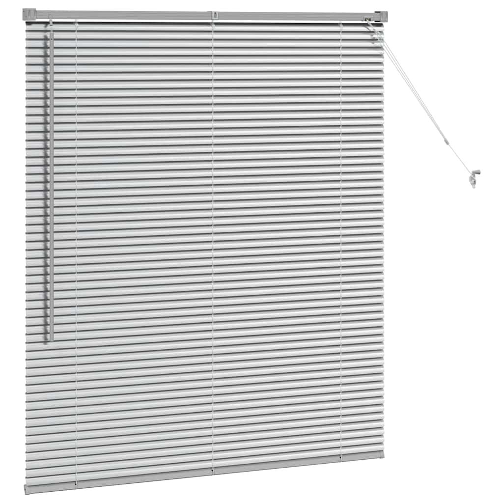 Persienner 130 X 110 Cm Aluminium - Billede 5