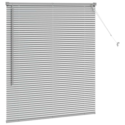 Persienner 130 X 110 Cm Aluminium - Billede 5