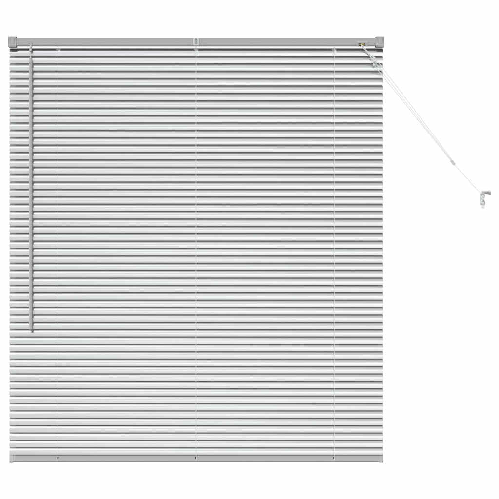 Persienner 130 X 110 Cm Aluminium - Billede 2