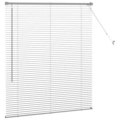 Persienner 130 X 120 Cm Aluminium - Billede 6