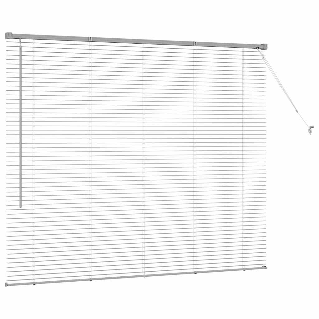 Persienner 130 X 160 Cm Aluminium - Billede 6