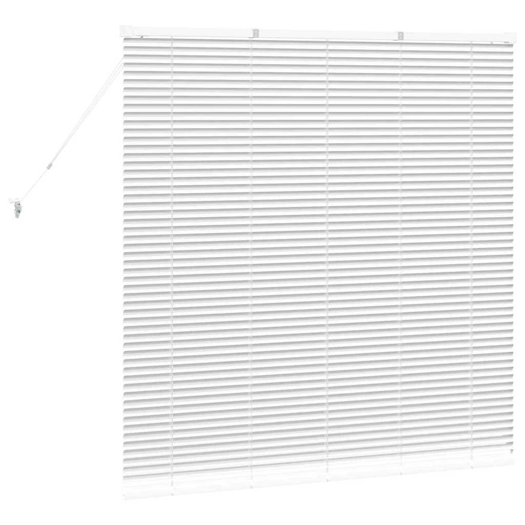 Persienner 130 X 135 Cm Aluminium - Billede 7