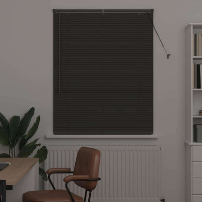 Persienner Mørkegrå 130 X 105 Cm Aluminium - Billede 3