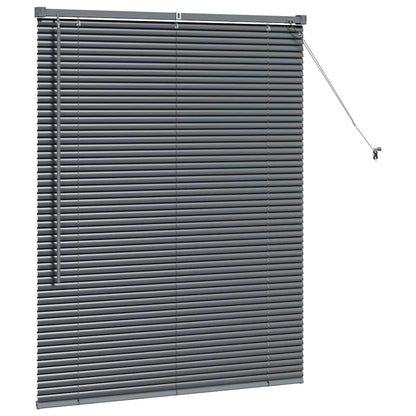 Persienner Mørkegrå 130 X 105 Cm Aluminium - Billede 5