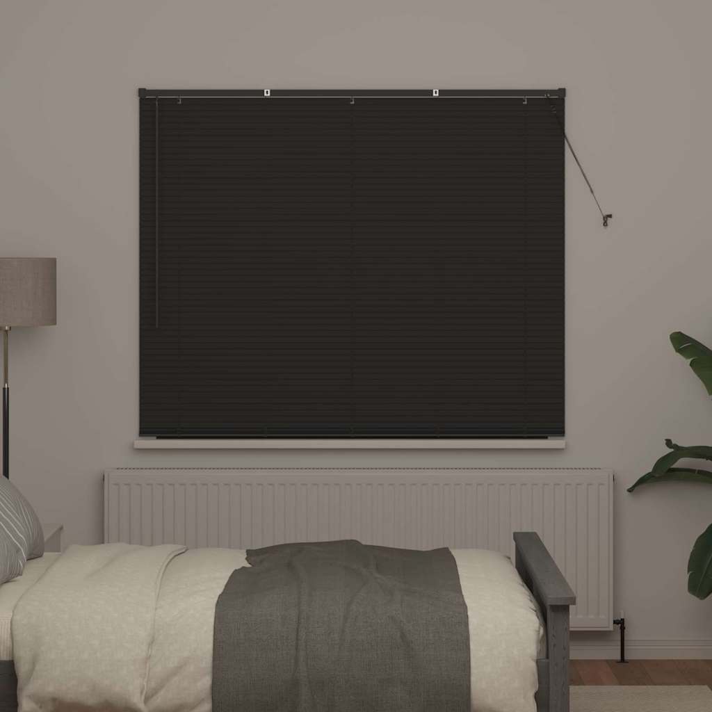 Persienner Mørkegrå 175 X 155 Cm Aluminium - Billede 3