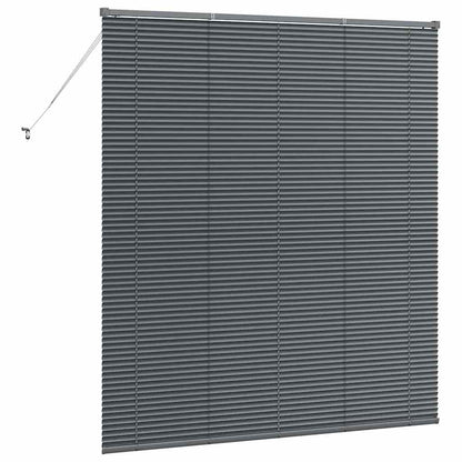Persienner Mørkegrå 175 X 155 Cm Aluminium - Billede 7