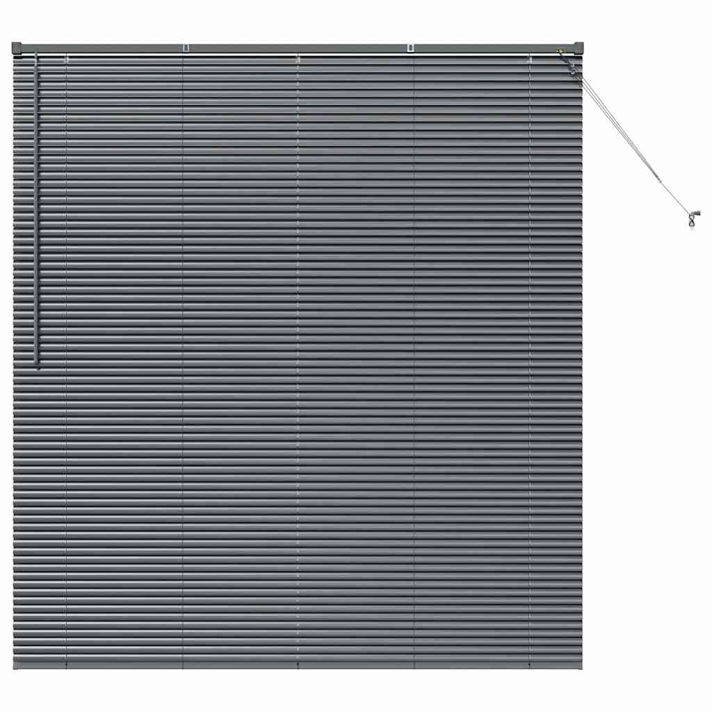 Persienner Mørkegrå 175 X 155 Cm Aluminium - Billede 2