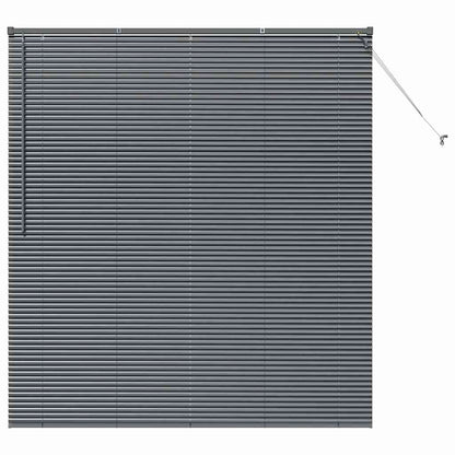 Persienner Mørkegrå 175 X 155 Cm Aluminium - Billede 2