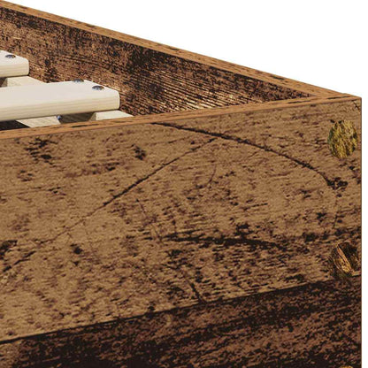 Sengestel Gammelt Træ 75 X 190 Cm Konstrueret Træ - Billede 10