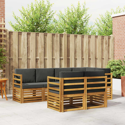 Sofasæt 7 Dele Massivt Akacietræ