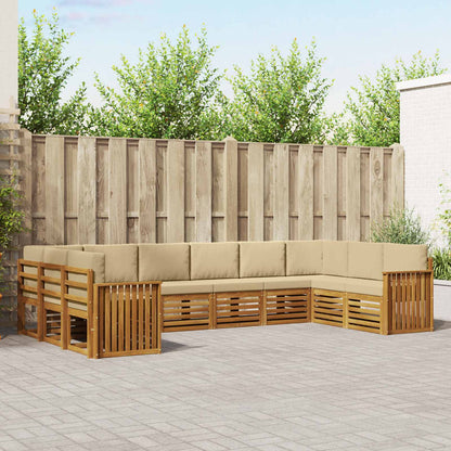 Sofasæt 10 Dele Massivt Akacietræ
