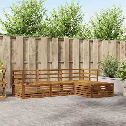 Udendørs Sofagruppe Naturfarvet 245,5 X 162,5 X 73 Cm - Hovedbillede