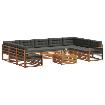 Udendørs Sofagruppe Med Pude 10 Dele - Billede 3
