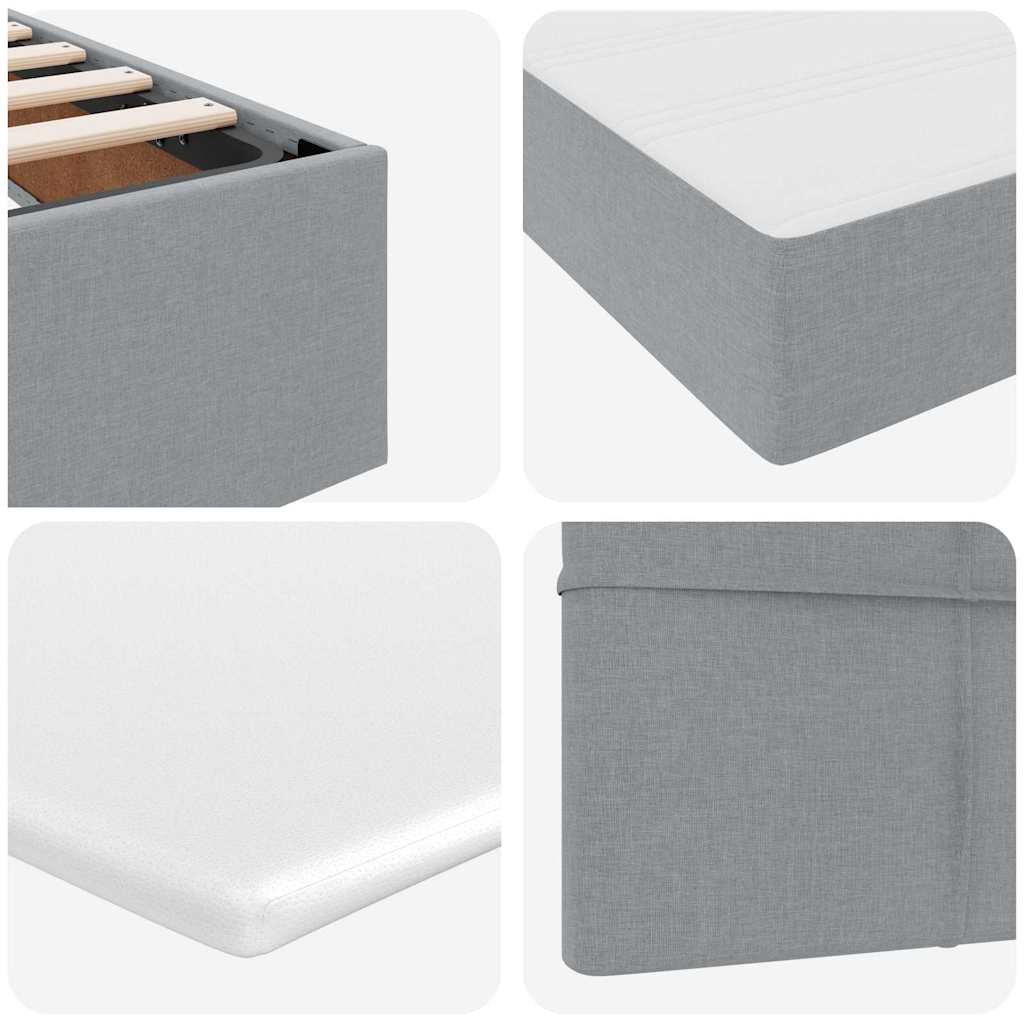Opbevaringsseng Med Madras Faux Læder - Billede 10