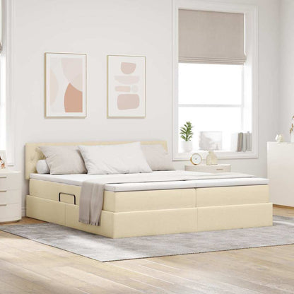 Opbevaringsseng Med Madras Faux Læder - Variant 3370941