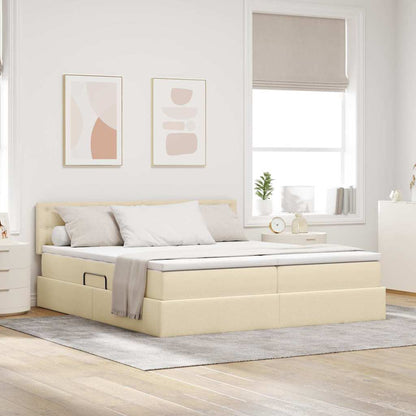 Opbevaringsseng Med Madras Faux Læder - Variant 3370953