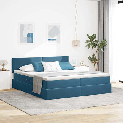 Opbevaringsseng Med Madras Med Hovedgærde 90 X 200 Cm - Variant 3370965