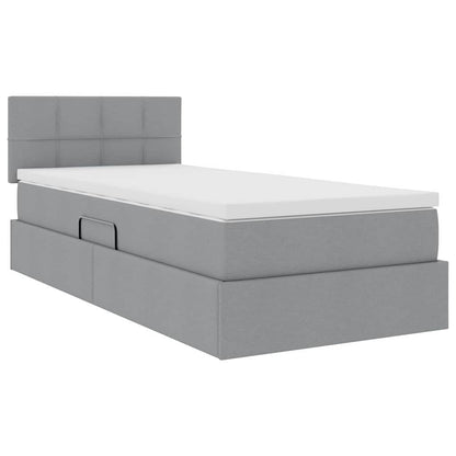 Seng Med Opbevaring Og Led Med Madras Stof - Billede 6
