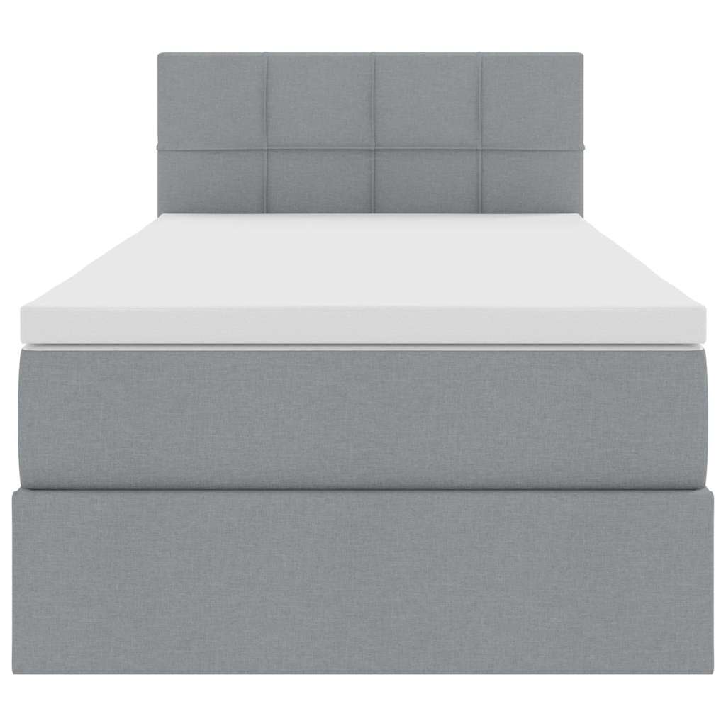 Seng Med Opbevaring Og Led Med Madras Stof - Billede 8