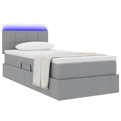Seng Med Opbevaring Og Led Med Madras Stof - Billede 3