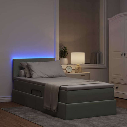 Seng Med Opbevaring Og Led Med Madras Fløjl - Billede 5