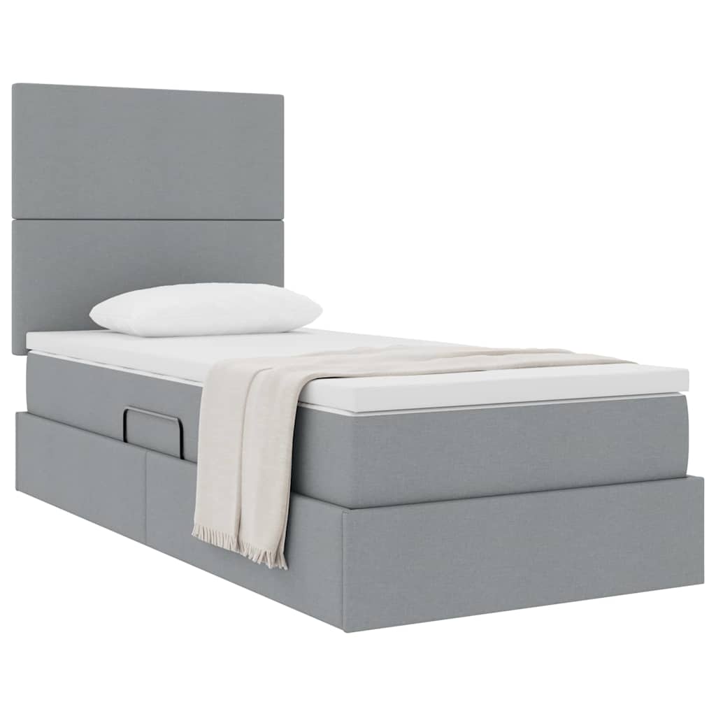 Seng Med Opbevaring Og Madras Polyester - Billede 3