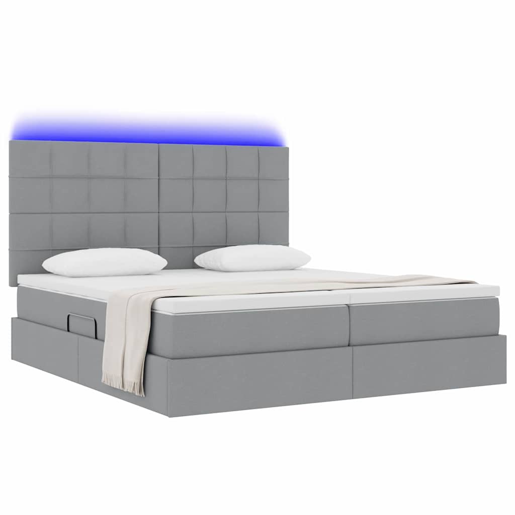 Seng Med Led-lysstrimler Stof - Billede 3
