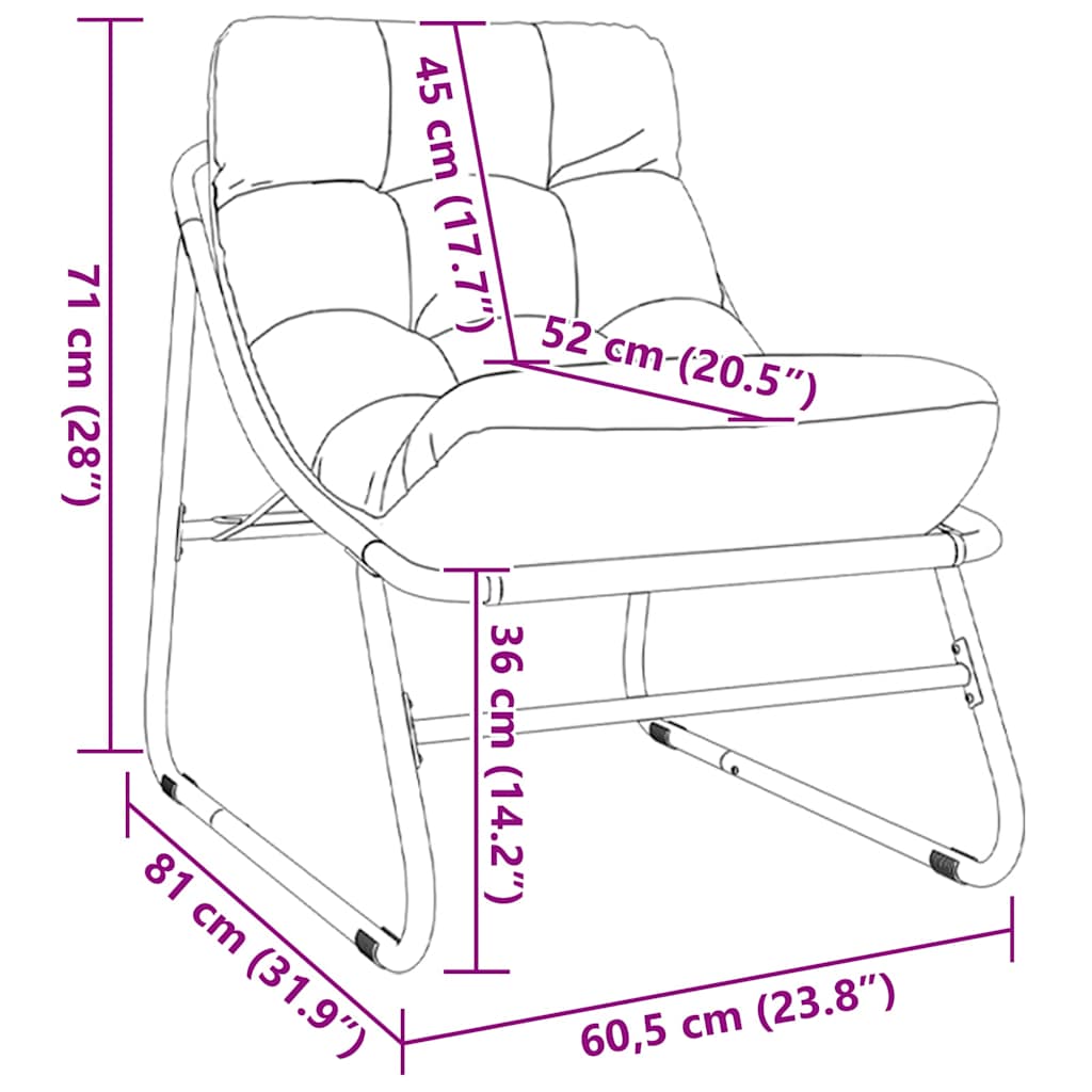 Havemøbler 2 Dele 60,5 X 81 X 71 Cm Pulverlakeret Stål - Billede 12