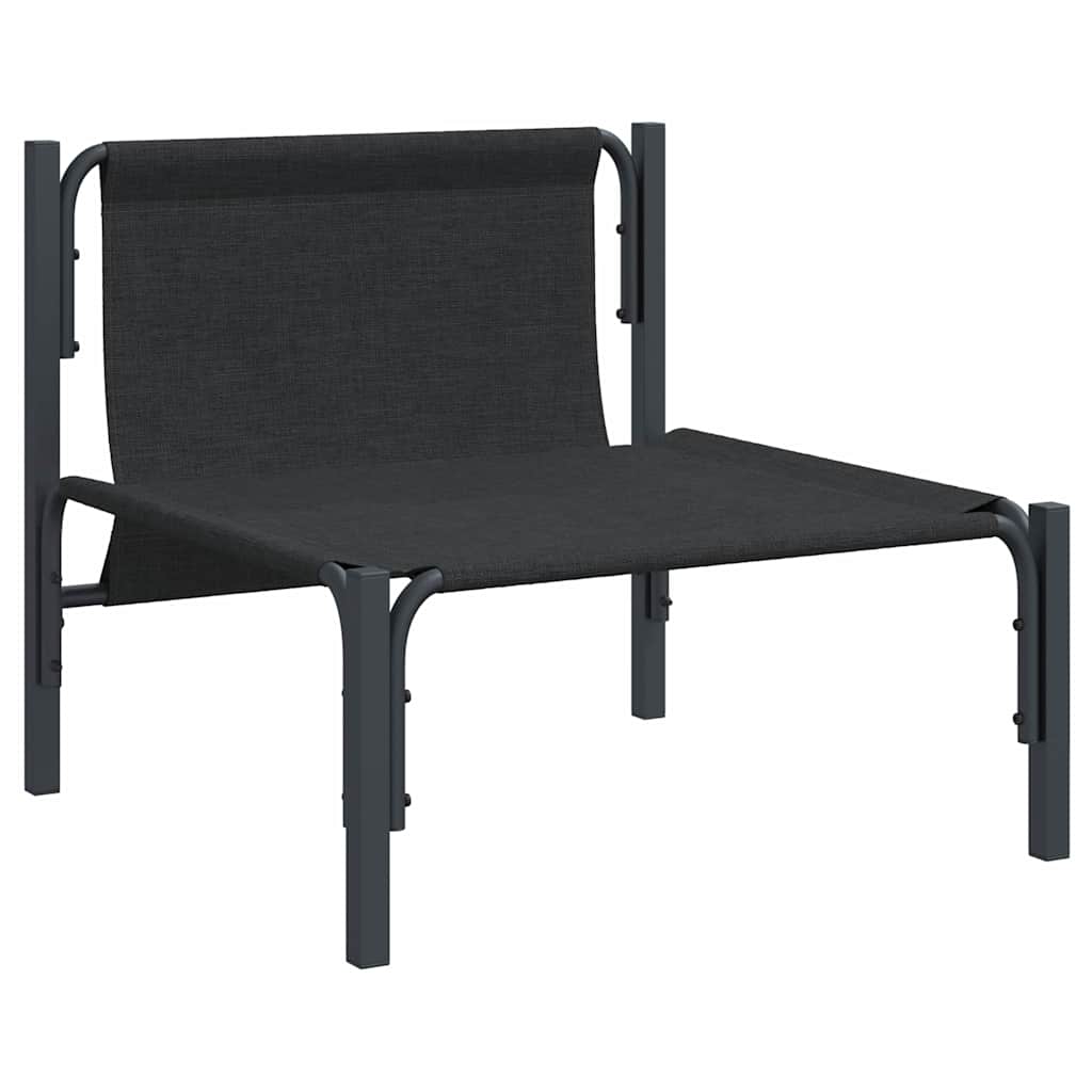 Udendørs Møbler Med Pude Med Pude Antracit 80 X 80 X 71 Cm Stål - Billede 4