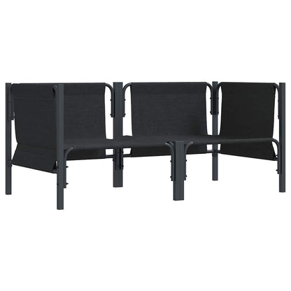 Udendørs Hjørnesofa Med Pude Antracit 80 X 80 X 71 Cm Stål