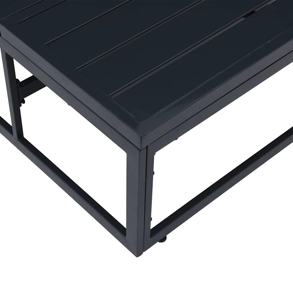 Udendørs Bord Antracit 70 X 70,5 X 32 Cm Stål