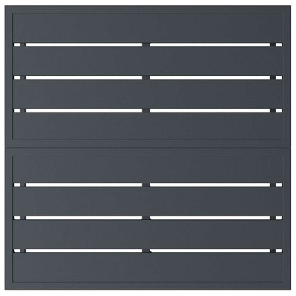Udendørs Bord Antracit 70 X 70,5 X 32 Cm Stål