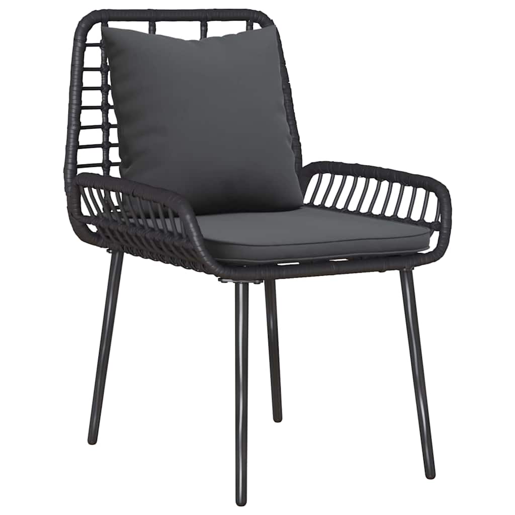 Have Spisebordssæt 3 Dele Og Anthracit Polyrattan - Billede 5