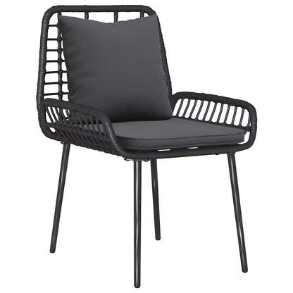 Have Spisebordssæt 3 Dele Og Anthracit Polyrattan - Billede 5