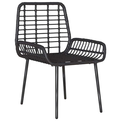 Have Spisebordssæt 3 Dele Og Anthracit Polyrattan - Billede 6