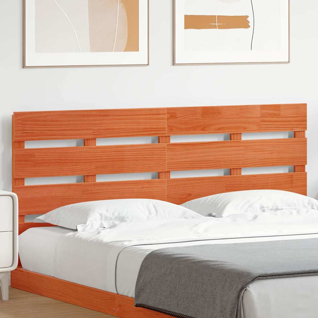 Hovedgærde Brun 140,5 X 3 X 80 Cm Massivt Fyrretræ - Billede 3