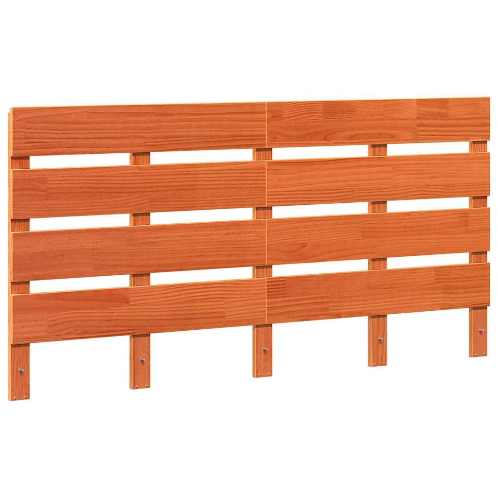 Hovedgærde Brun 140,5 X 3 X 80 Cm Massivt Fyrretræ - Billede 2